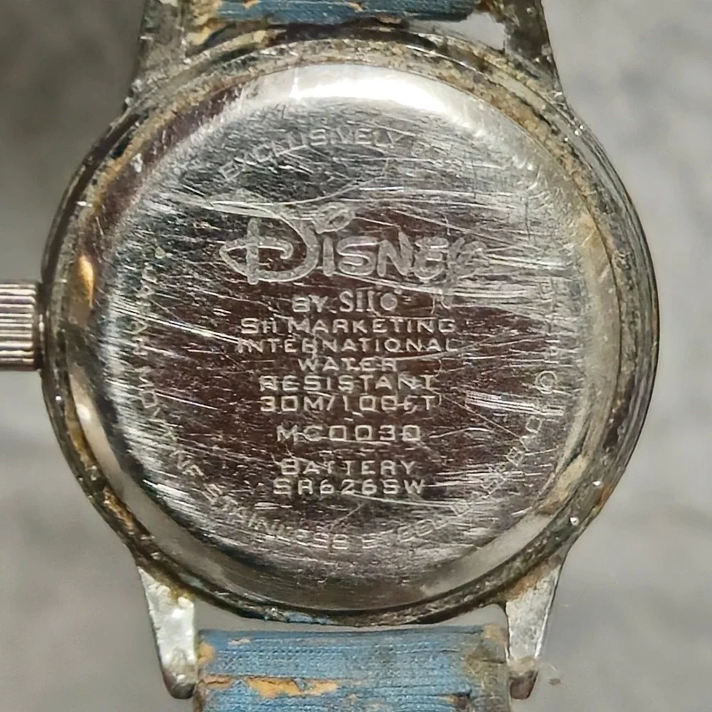 Lot of 3 Vintage Mickey Mouse And Disney‎ Watches-Walt Disney 1 For Parts 2 Work